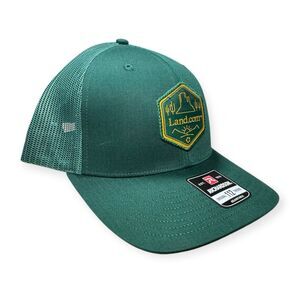Land Green Mesh Back Hat Snapback Adjustable